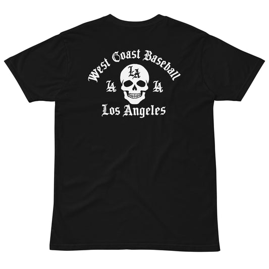 West Coast Baseball Unisex premium t-shirt - Black