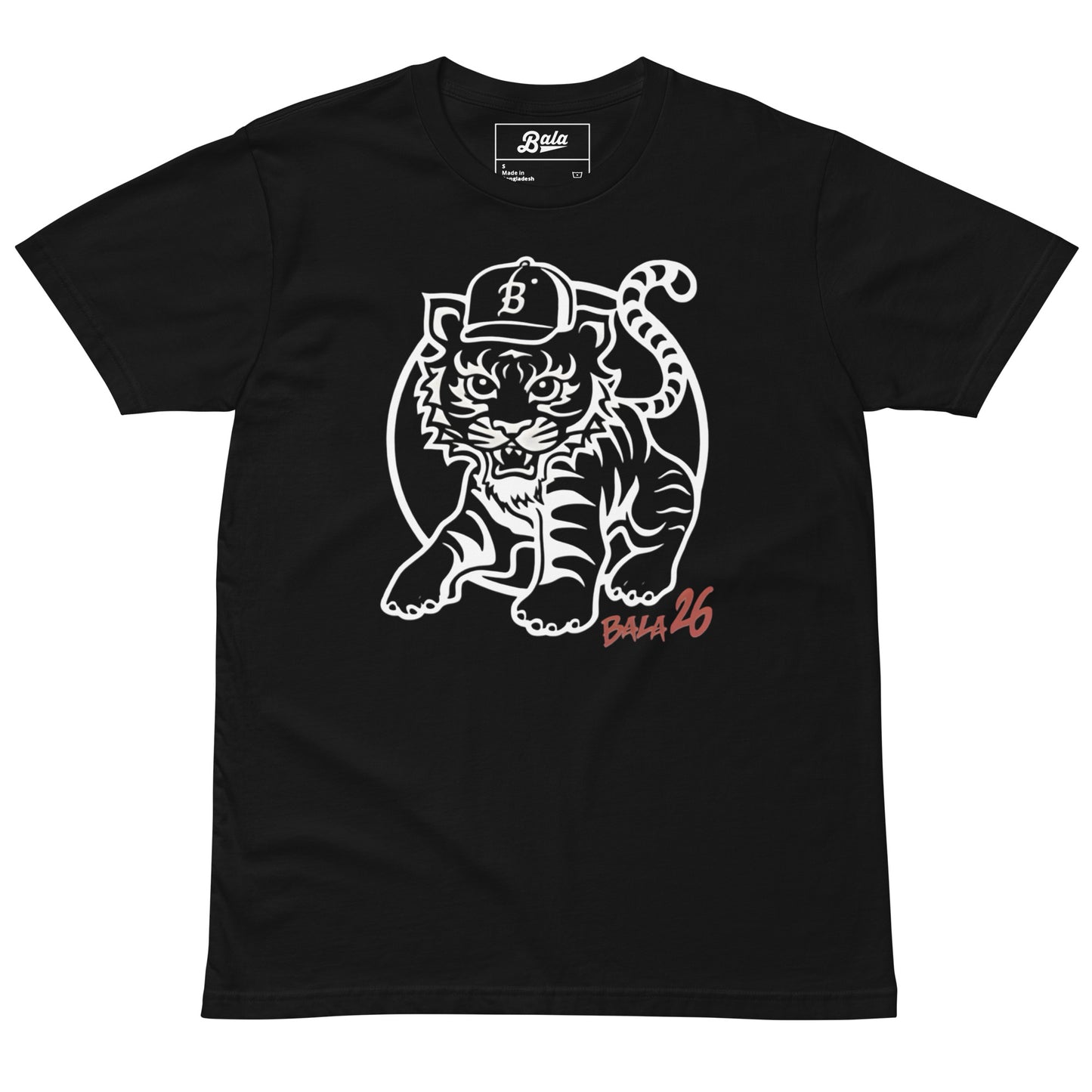 Tiger 26 Unisex premium t-shirt - Black