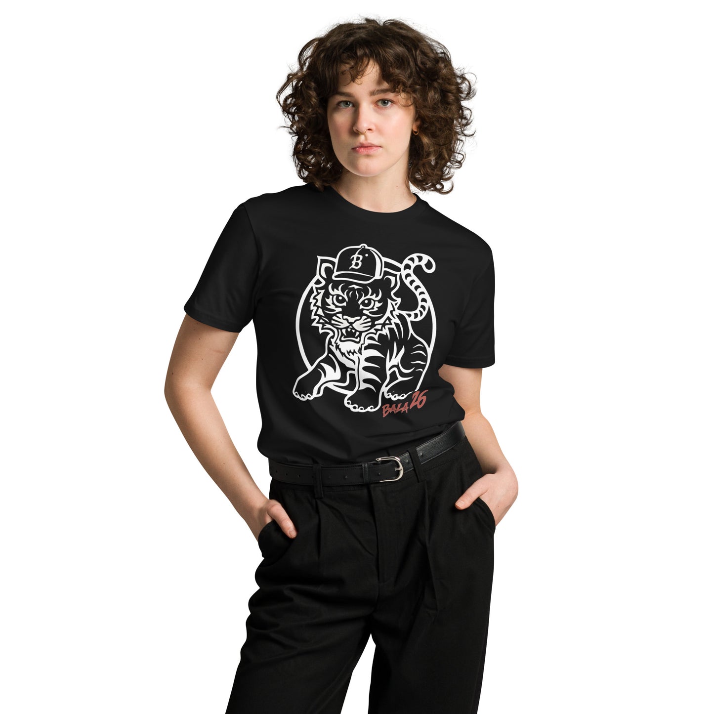 Tiger 26 Unisex premium t-shirt - Black