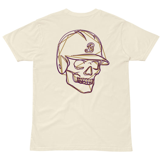 Skulls Mix Unisex premium t-shirt - Natural