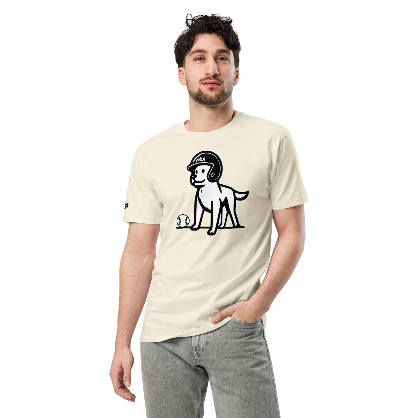 Bala Mutt Unisex premium t-shirt - Natural