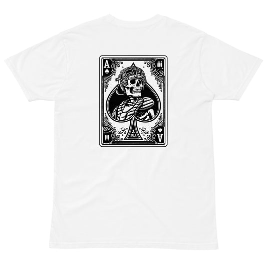 Ace of Spades Catcher Drip Unisex premium t-shirt - White