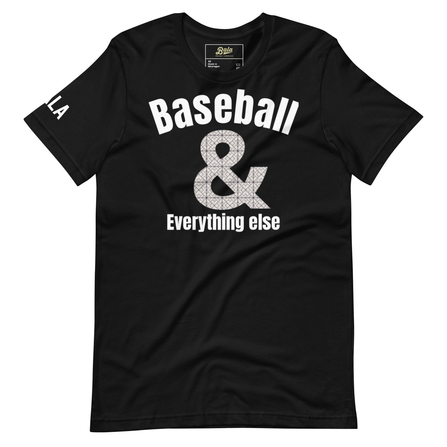 Baseball & Everything Else Unisex staple eco t-shirt - Black