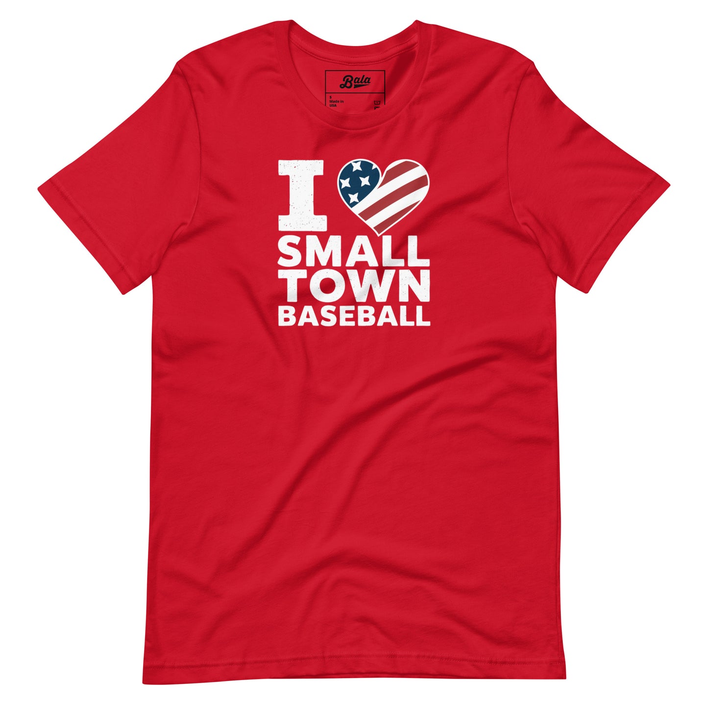 I Love Small Town Baseball Unisex t-shirt - Multiple Colors