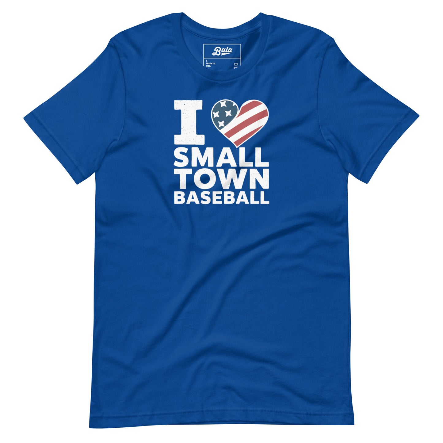 I Love Small Town Baseball Unisex t-shirt - Multiple Colors