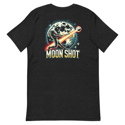 Moon Shot Baseball Unisex t-shirt - Black