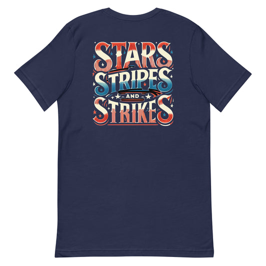 Star Strikes Strikes Unisex t-shirt - Navt