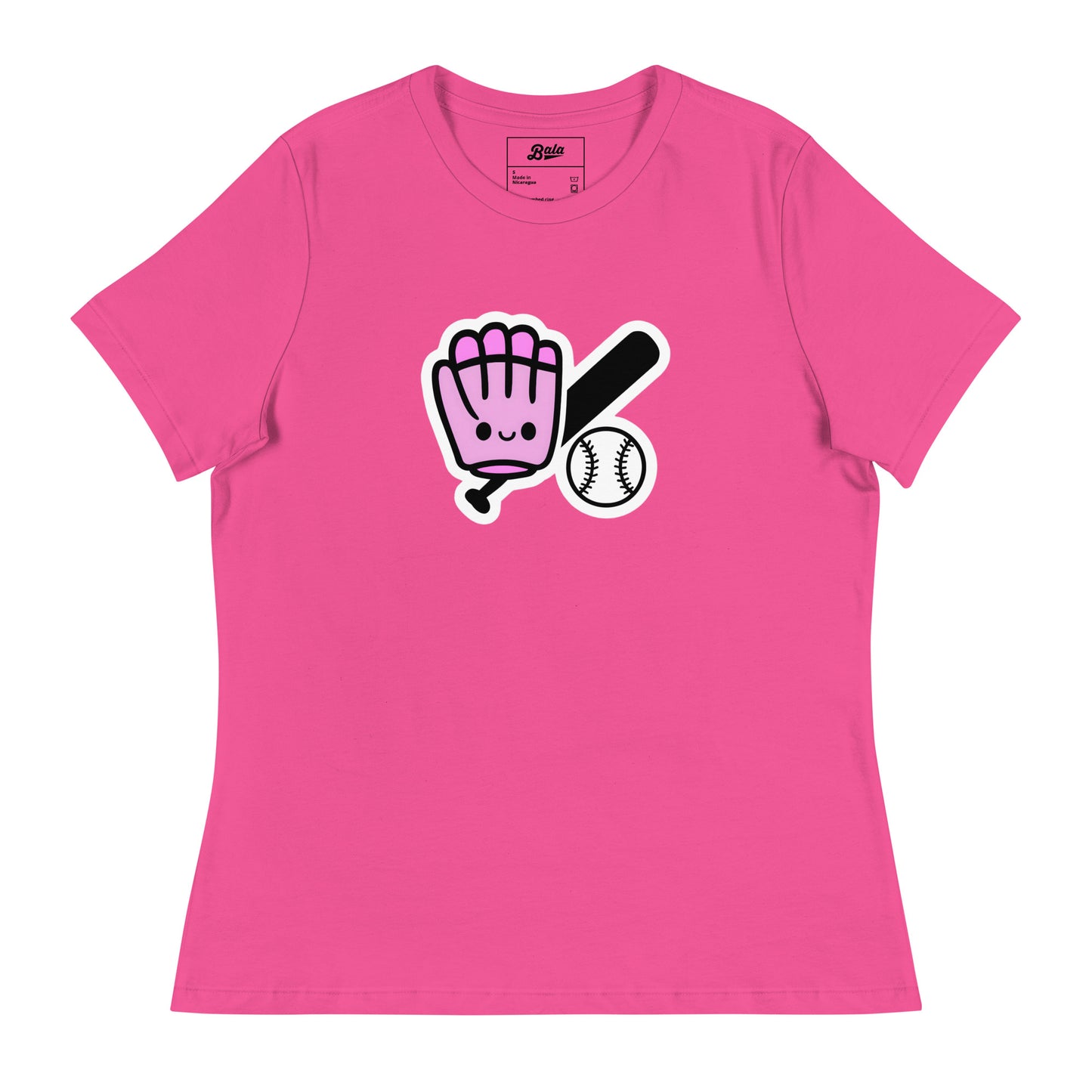 Kawaii Baseball Women's Relaxed T-Shirt - Multiple Colors