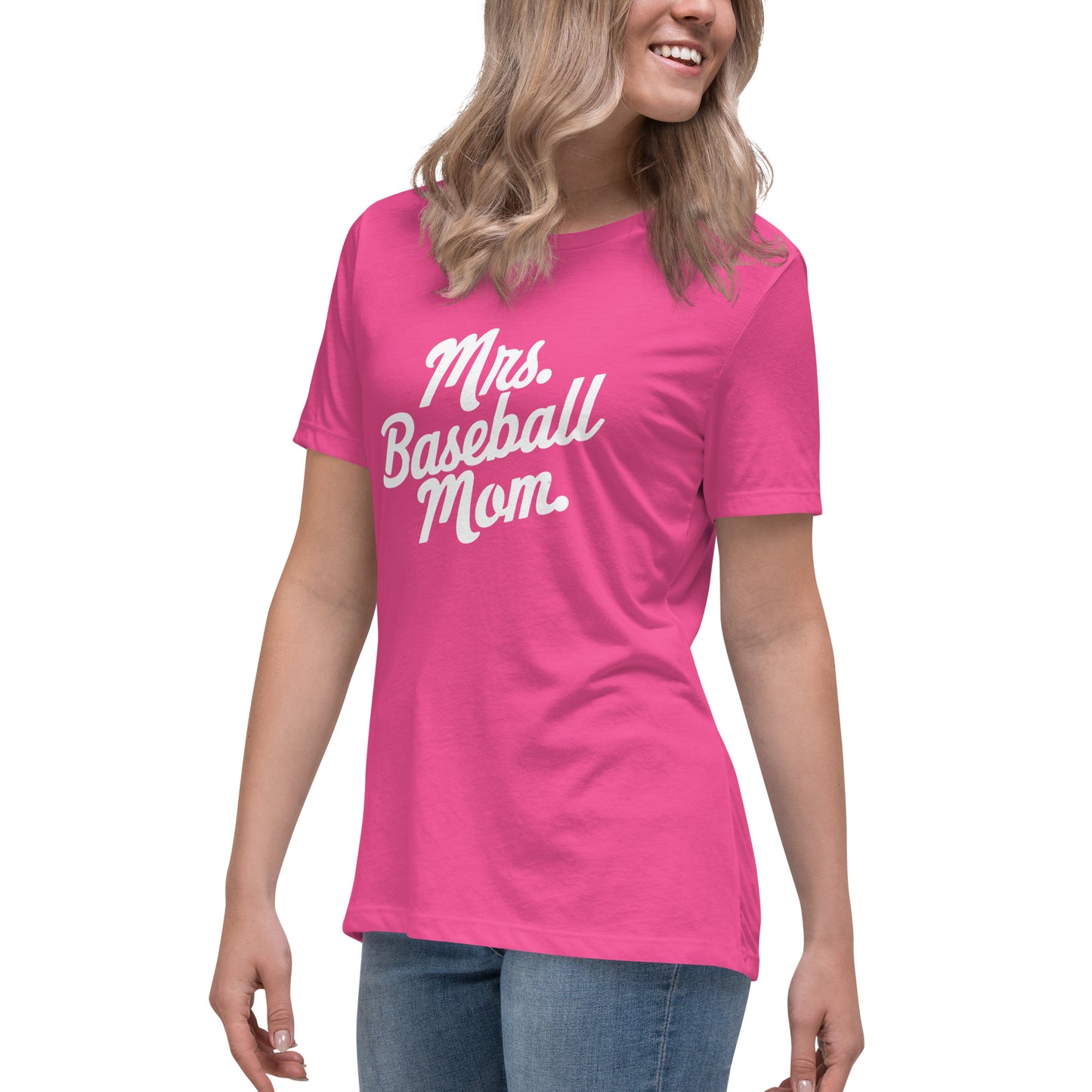 Mrs. Baseball Mom Women's Relaxed T-Shirt