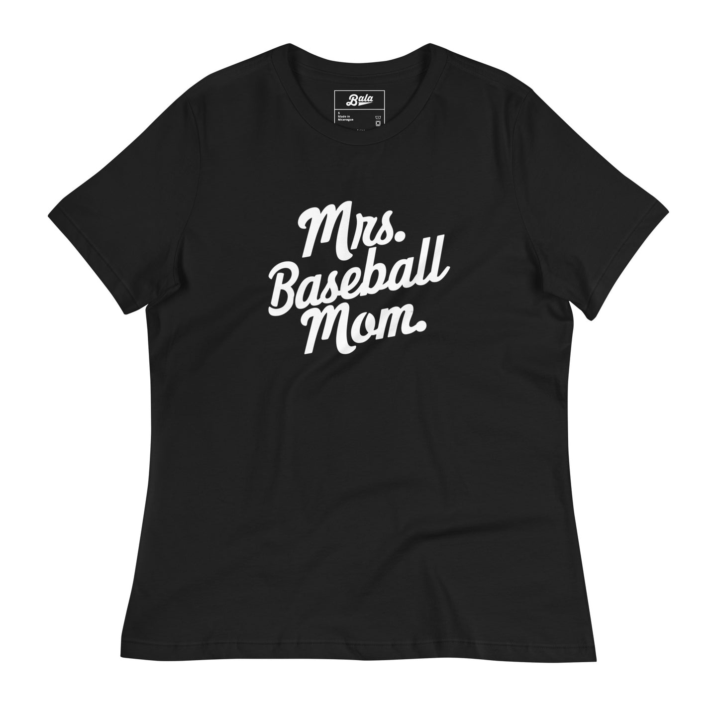 Mrs. Baseball Mom Women's Relaxed T-Shirt