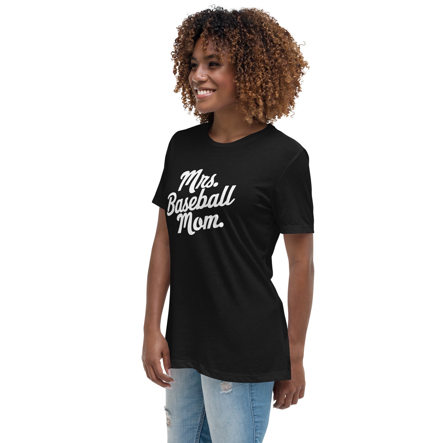 Mrs. Baseball Mom Women's Relaxed T-Shirt