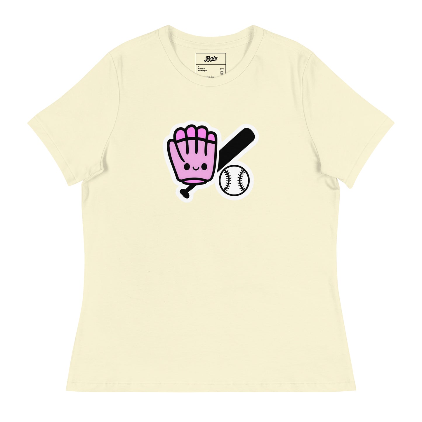 Kawaii Baseball Women's Relaxed T-Shirt - Multiple Colors