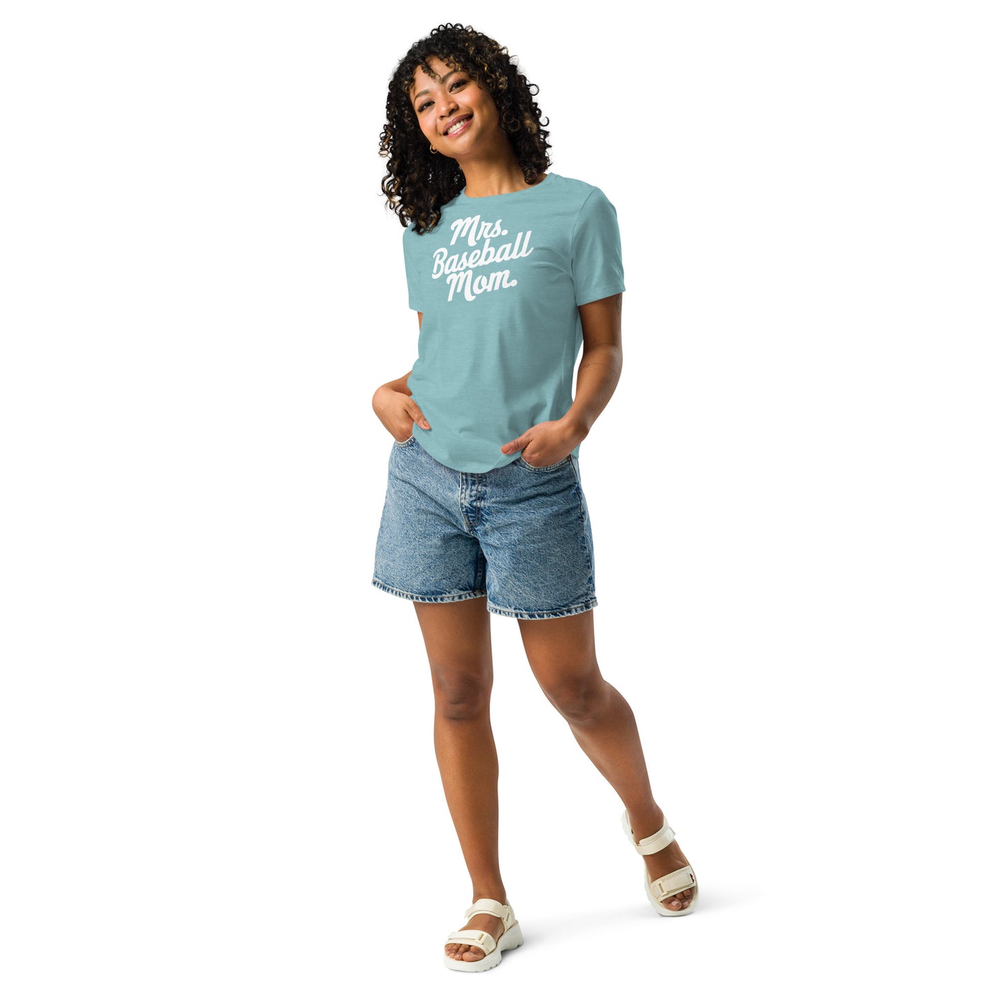 Mrs. Baseball Mom Women's Relaxed T-Shirt