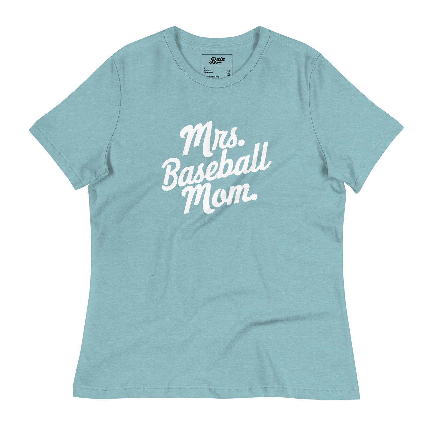 Mrs. Baseball Mom Women's Relaxed T-Shirt