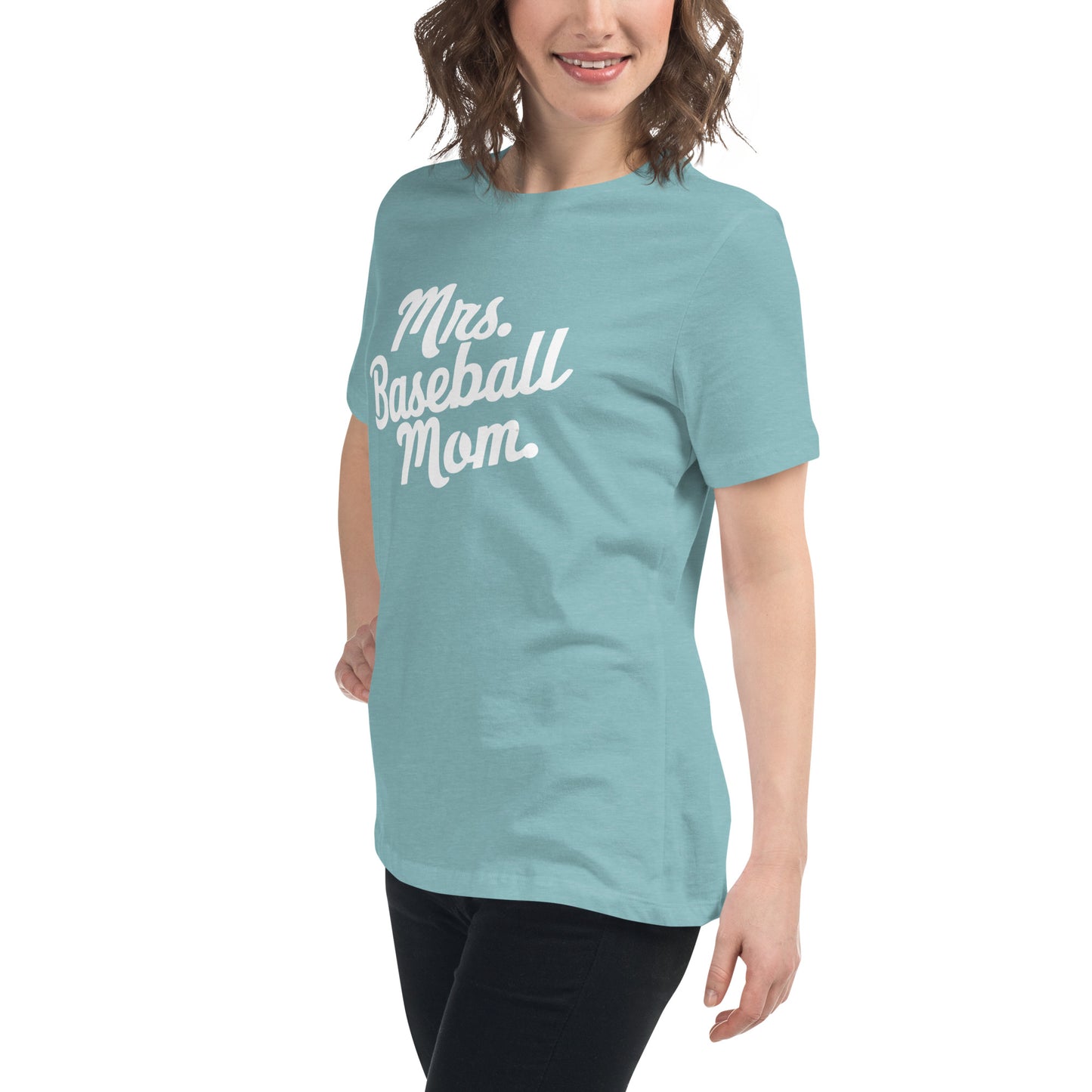 Mrs. Baseball Mom Women's Relaxed T-Shirt