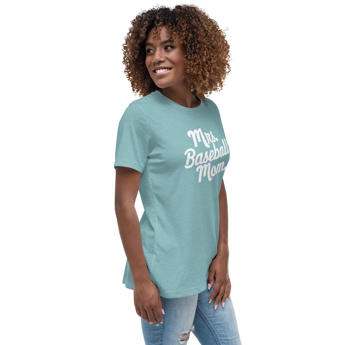 Mrs. Baseball Mom Women's Relaxed T-Shirt