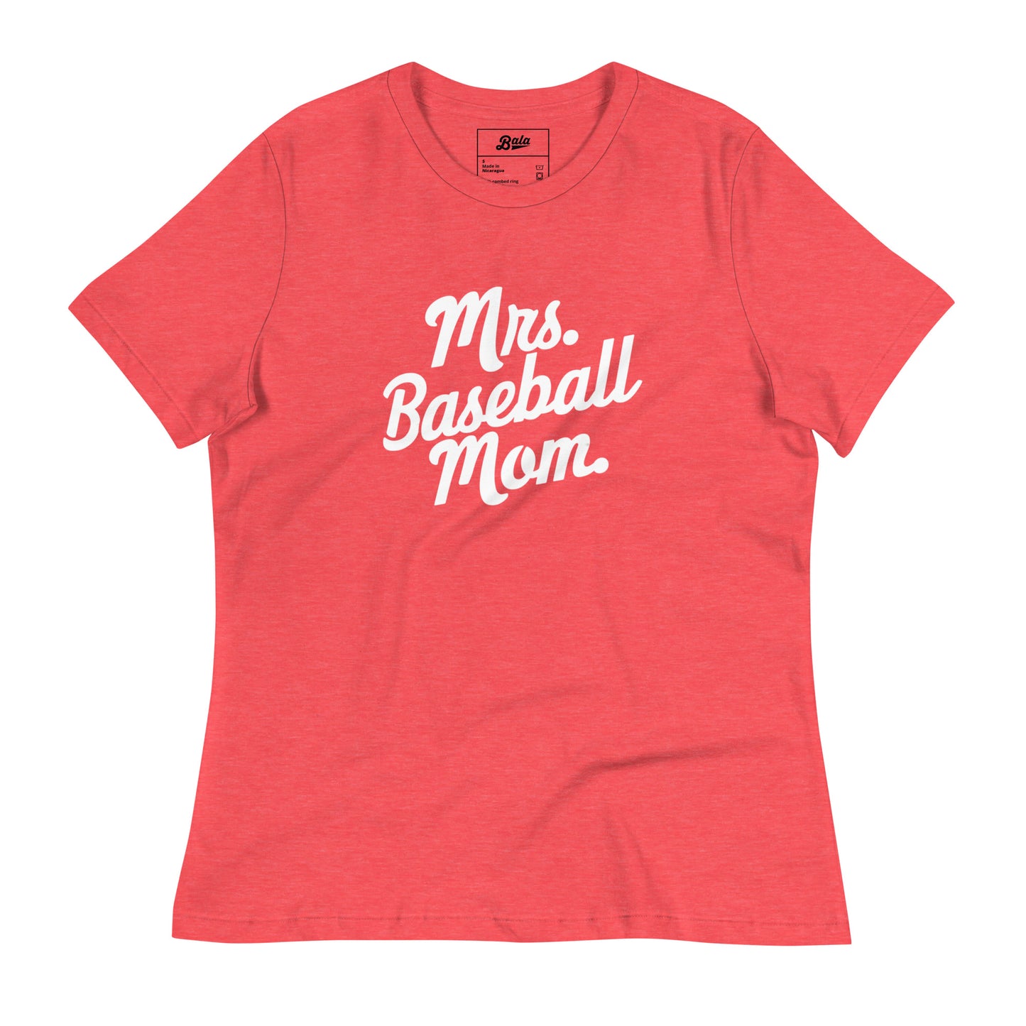 Mrs. Baseball Mom Women's Relaxed T-Shirt