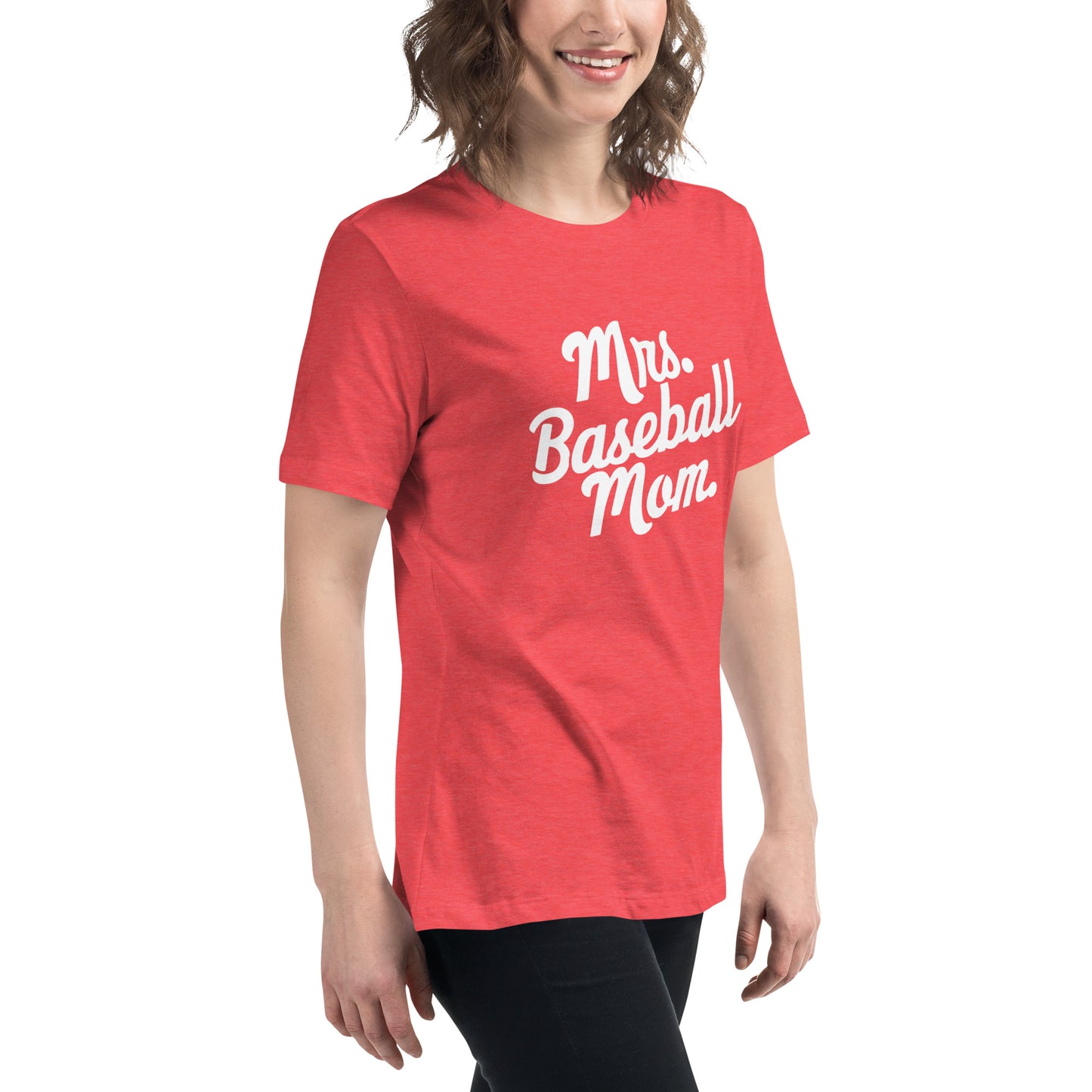 Mrs. Baseball Mom Women's Relaxed T-Shirt