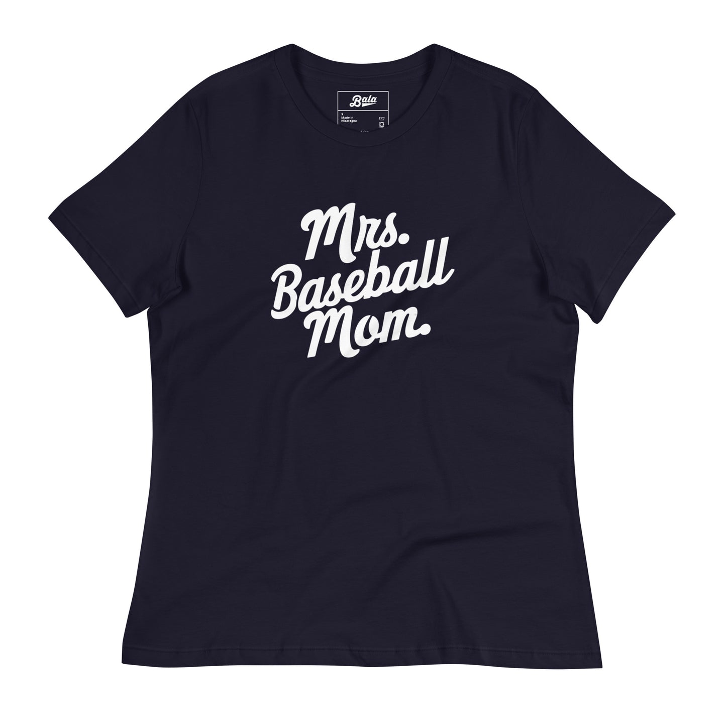 Mrs. Baseball Mom Women's Relaxed T-Shirt