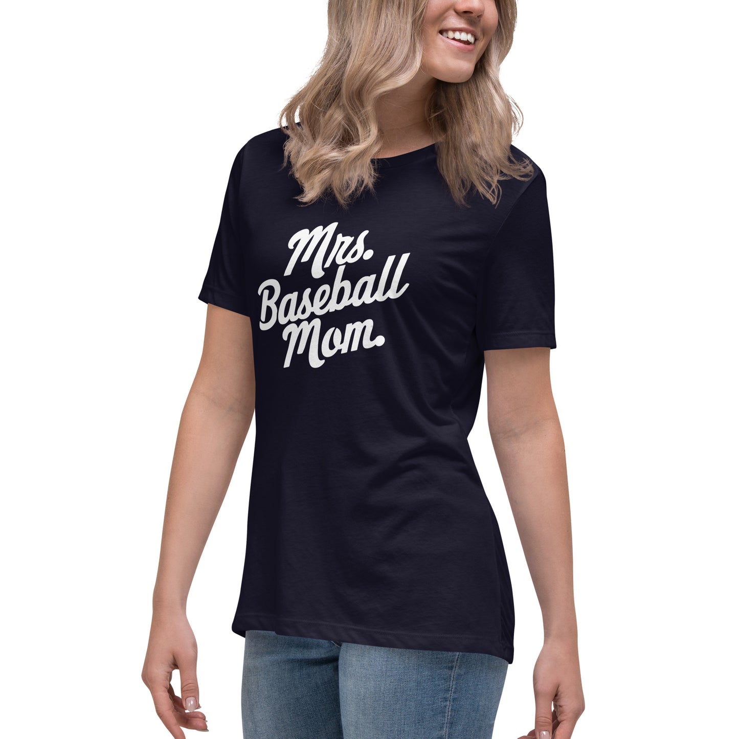 Mrs. Baseball Mom Women's Relaxed T-Shirt