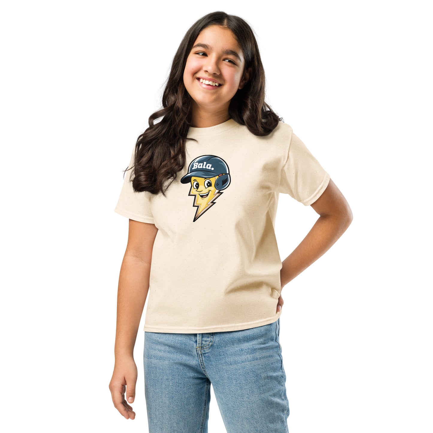 Bala Bolt Baseball Player Youth classic tee - Natural