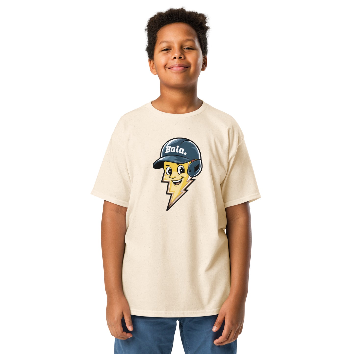 Bala Bolt Baseball Player Youth classic tee - Natural