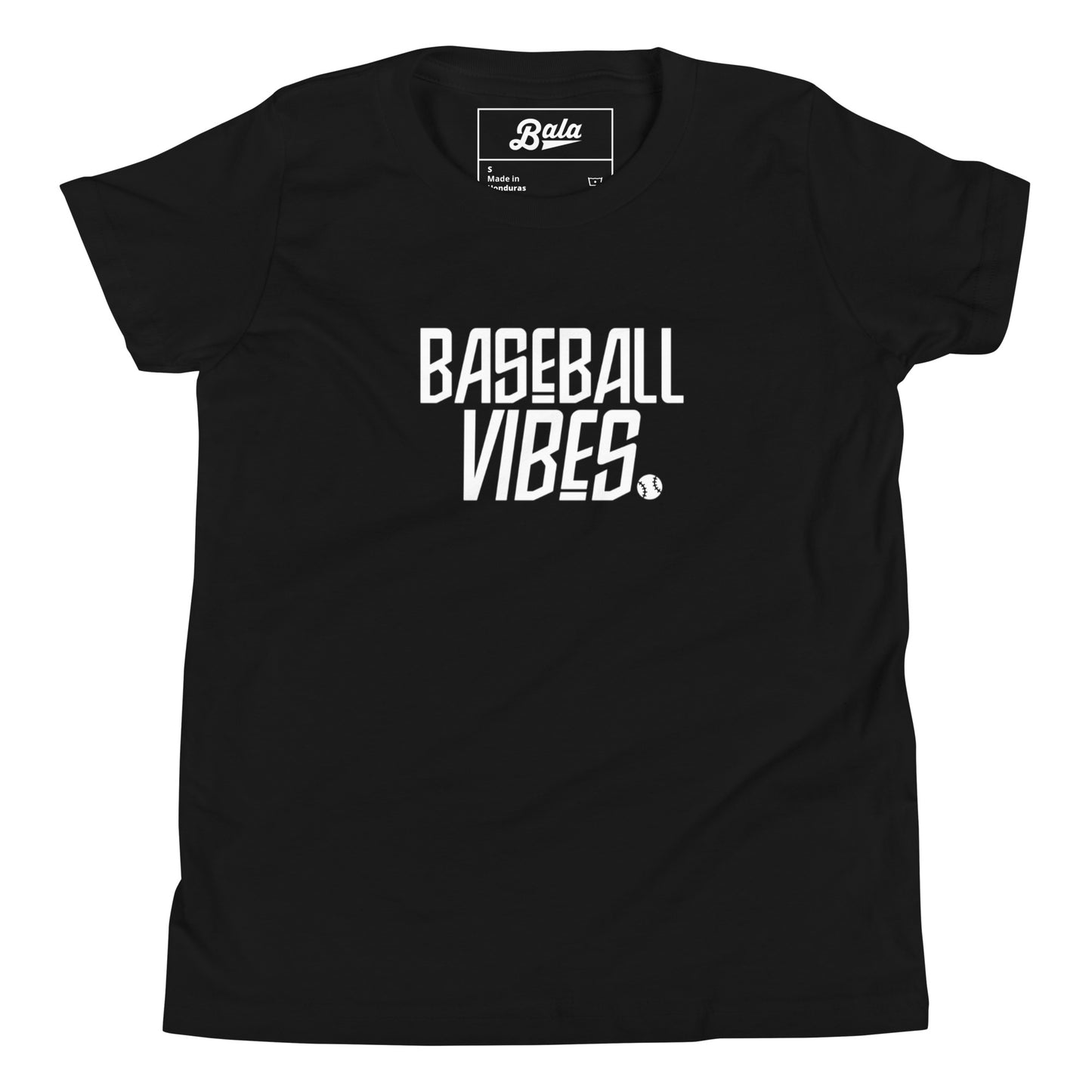 Baseball Vibes Youth Short Sleeve T-Shirt - Multiple Colors