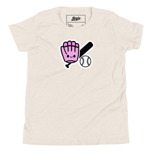 Kawaii Baseball Gear Youth Short Sleeve T-Shirt