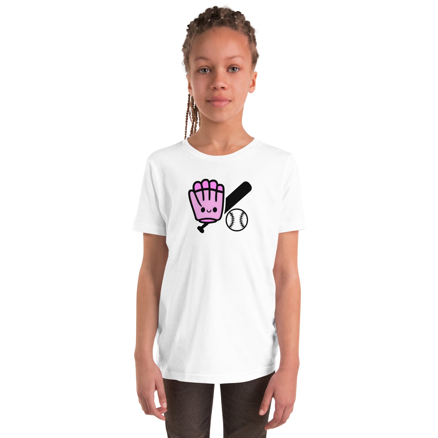 Kawaii Baseball Gear Youth Short Sleeve T-Shirt