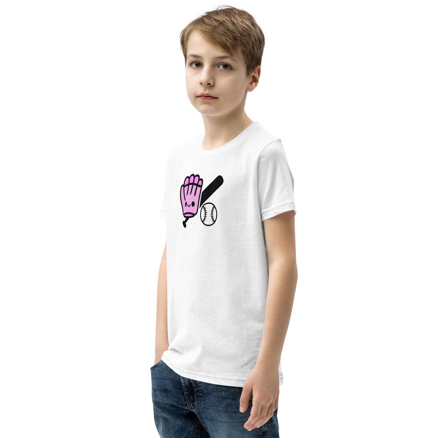 Kawaii Baseball Gear Youth Short Sleeve T-Shirt